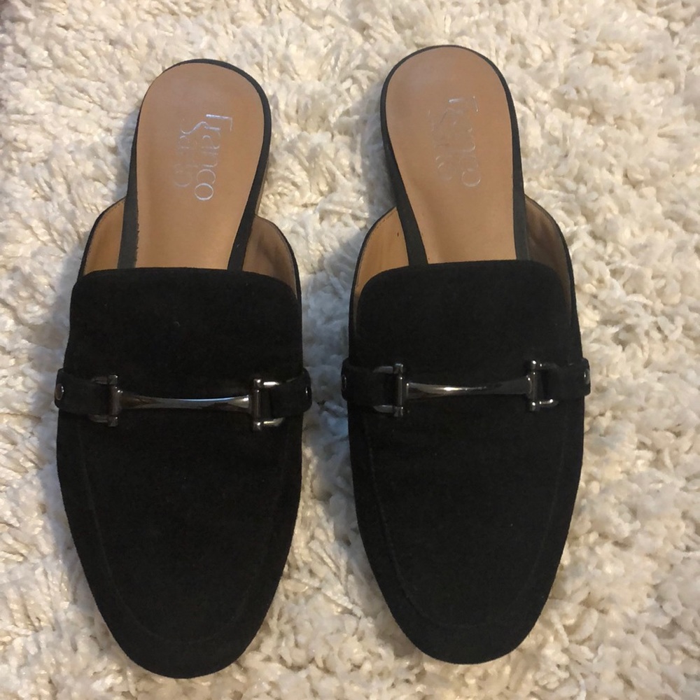 Franco Sarto size 7.5 black mules